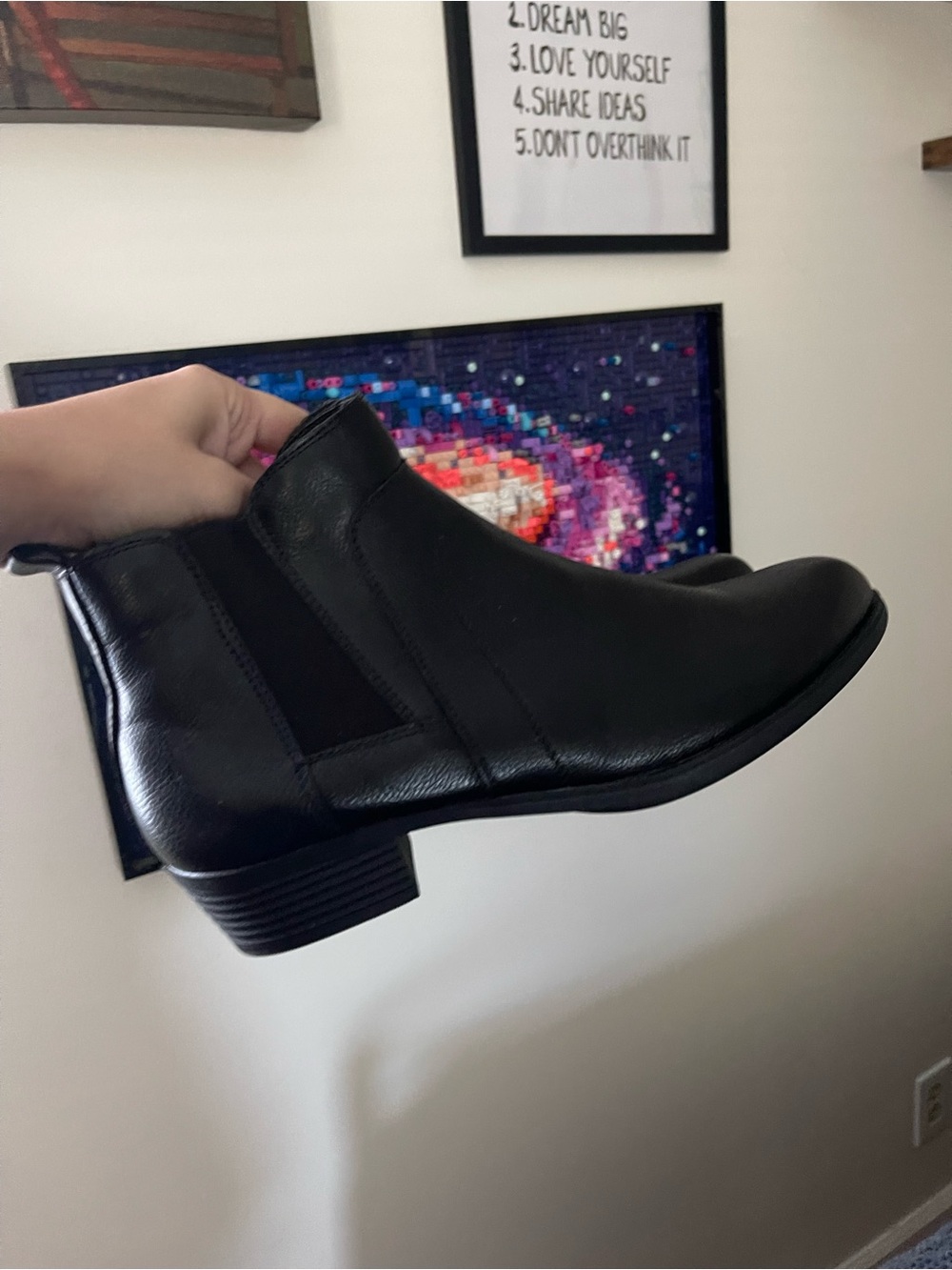 True Craft Black Chelsea Ankle Bootie